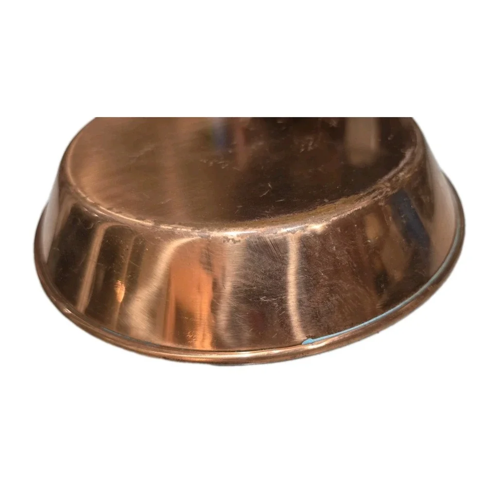 VTG Copral Portugal Copper Skillet  Brass Handle 15